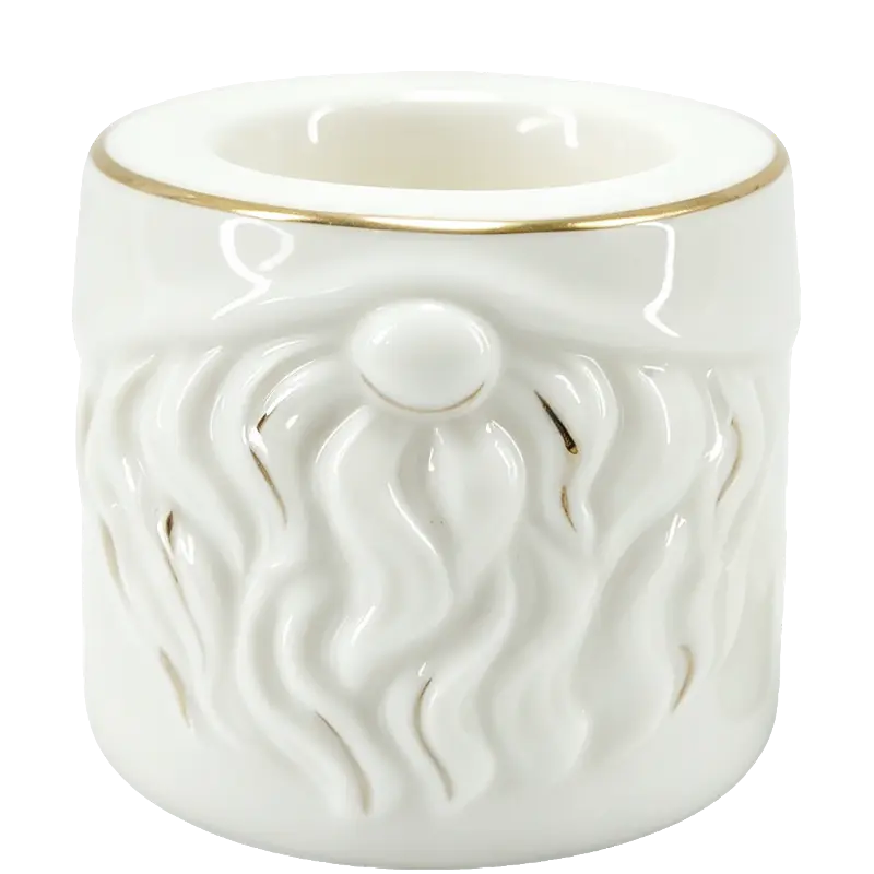 Green-Life ceramic tealight holder GF75119C26 with holiday themes, supporting fast seasonal updates and promotional candle assortments.