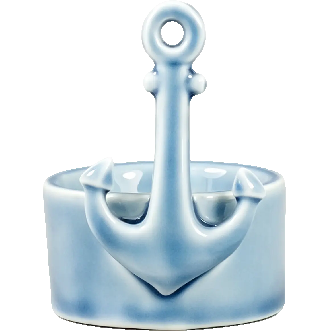 Green-Life ceramic tealight holder GFH192039 with ocean and marine design, suitable for coastal and summer-themed candle product development.