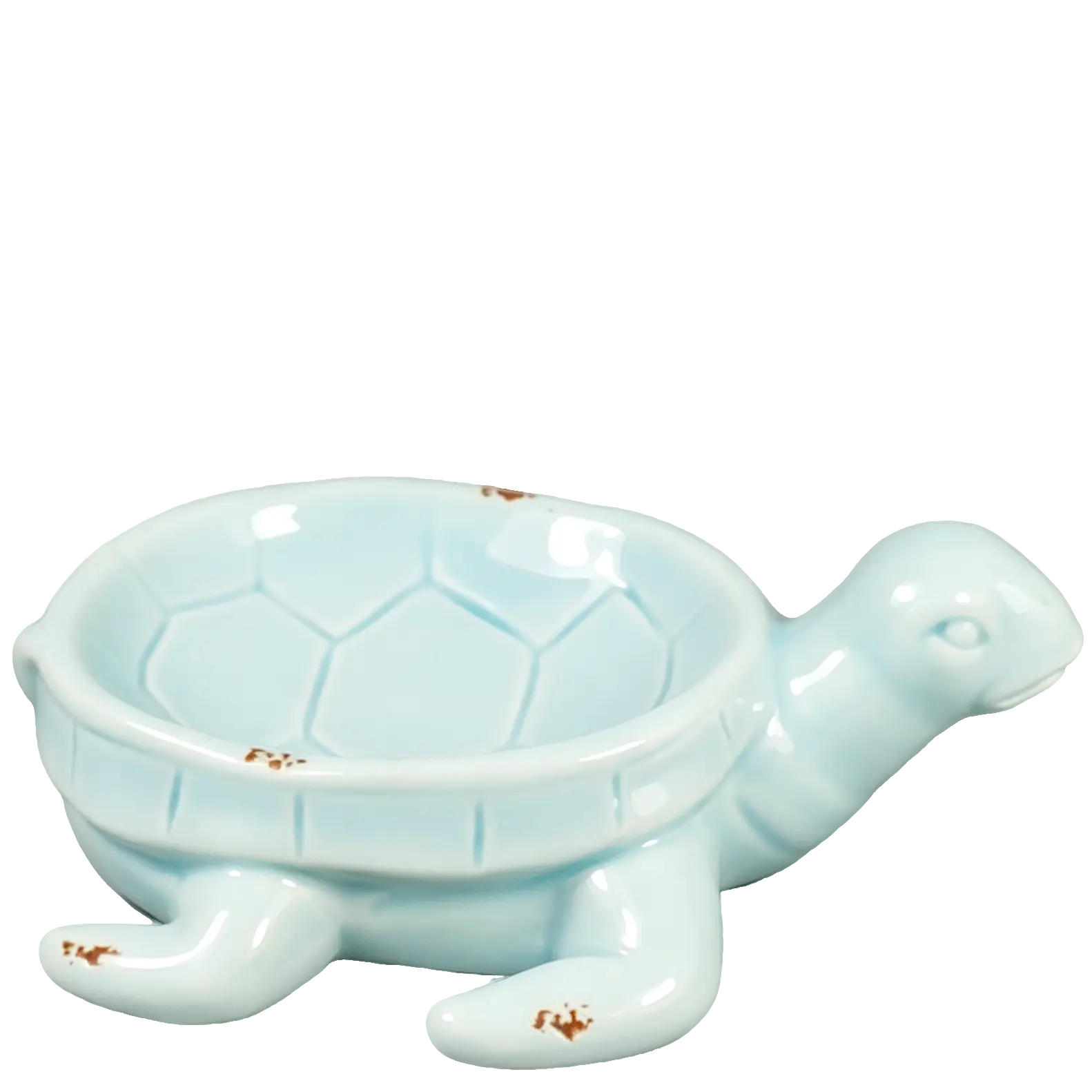 Green-Life ceramic tealight holder GFT192070 with ocean and marine design, suitable for coastal and summer-themed candle product development.