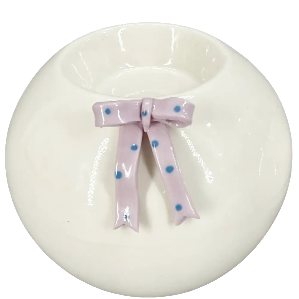 Green-Life ceramic tealight holder GKC1939C142 with Valentine theme, designed for romantic candle collections and seasonal promotional programs.