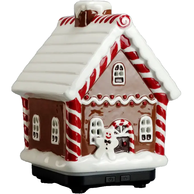 Green-Life ceramic ultrasonic diffuser GF25EA946 for holiday and seasonal themes, developed for festive fragrance programs, promotional gift projects, and retail seasonal collections.