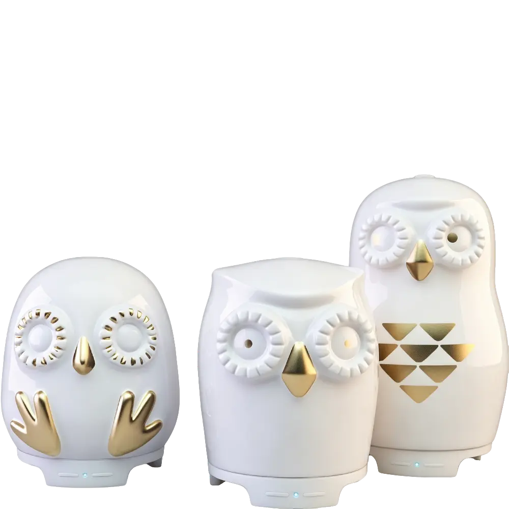 Green-Life ceramic ultrasonic diffuser GL24EA604 with animal themed styling, ideal for home decor brands, aromatherapy wholesalers, and buyers looking for character driven diffuser designs.