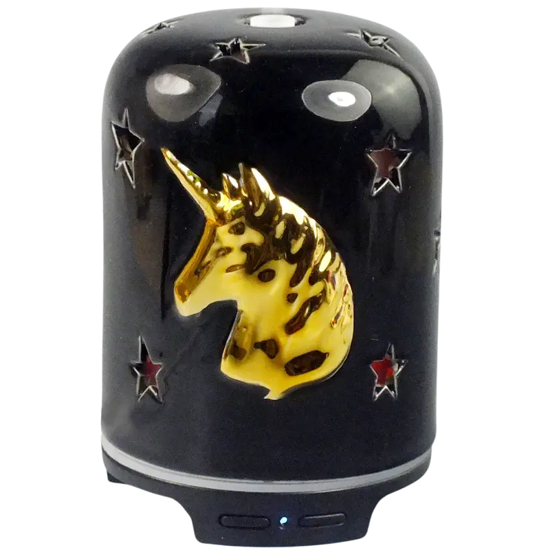Green-Life ceramic ultrasonic diffuser GLE18001B with animal themed styling, ideal for home decor brands, aromatherapy wholesalers, and buyers looking for character driven diffuser designs.