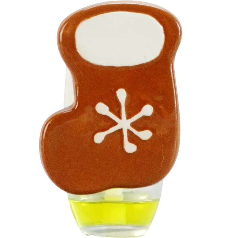 Green-Life dolomite holiday themed plug-in air freshener GL24EP853 combining decorative ceramic craftsmanship with fragrance diffusion for festive scent collections.