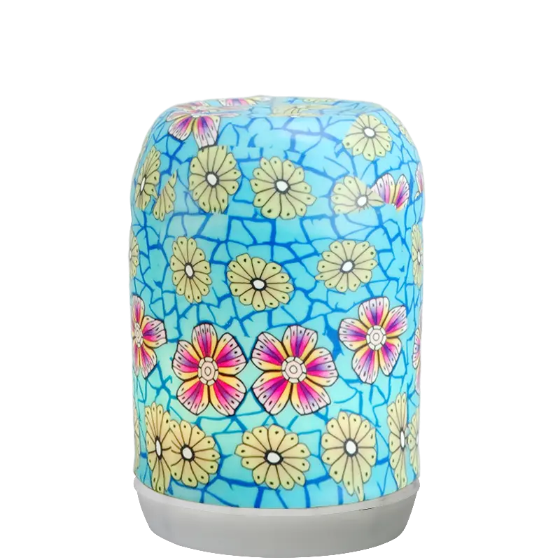 Green-Life fan diffuser GL26EF206C with handcrafted polymer clay decorative shell, designed for artistic fragrance products and customized retail aroma programs.