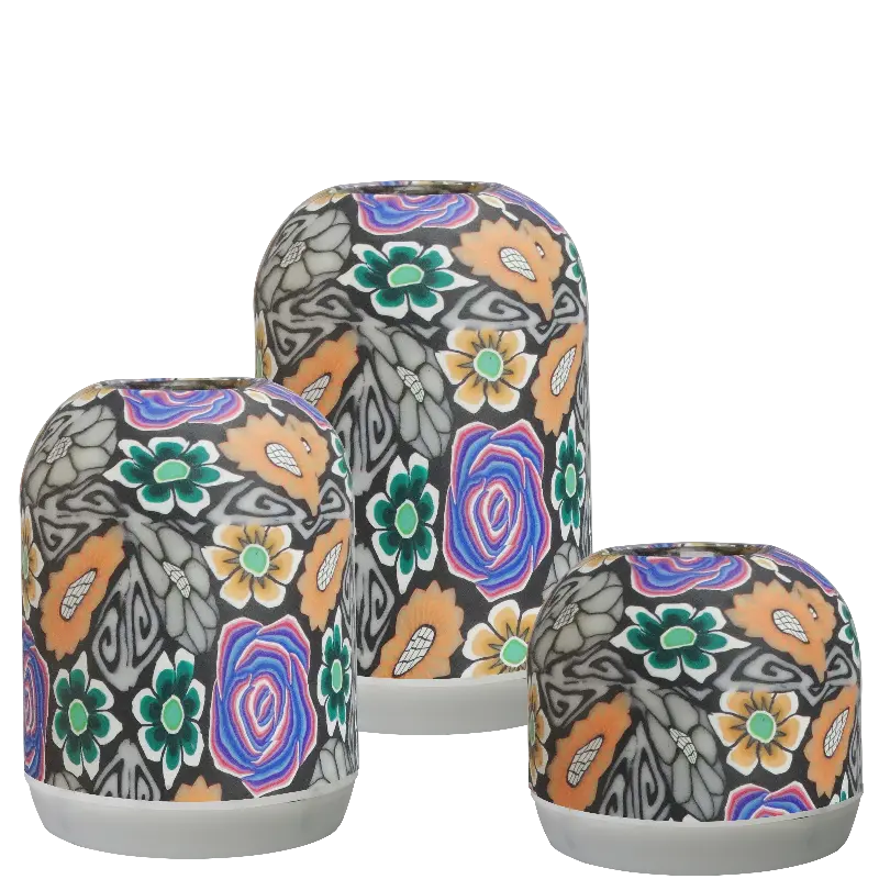 Green-Life fan diffuser GL26EF207C with handcrafted polymer clay decorative shell, designed for artistic fragrance products and customized retail aroma programs.