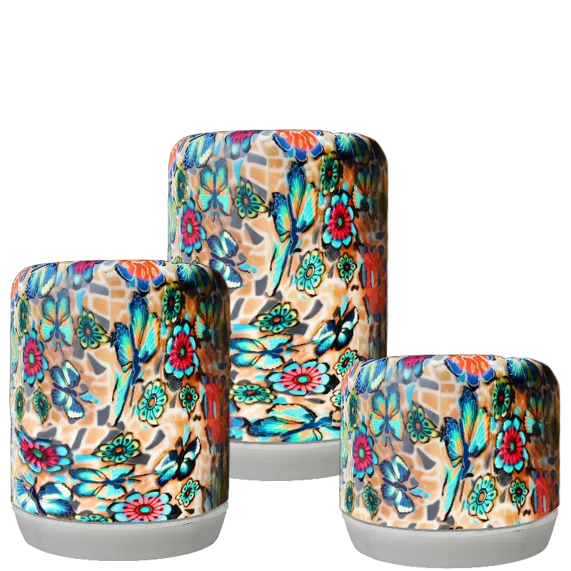 Green-Life fan diffuser GL26EF211C with handcrafted polymer clay decorative shell, designed for artistic fragrance products and customized retail aroma programs.