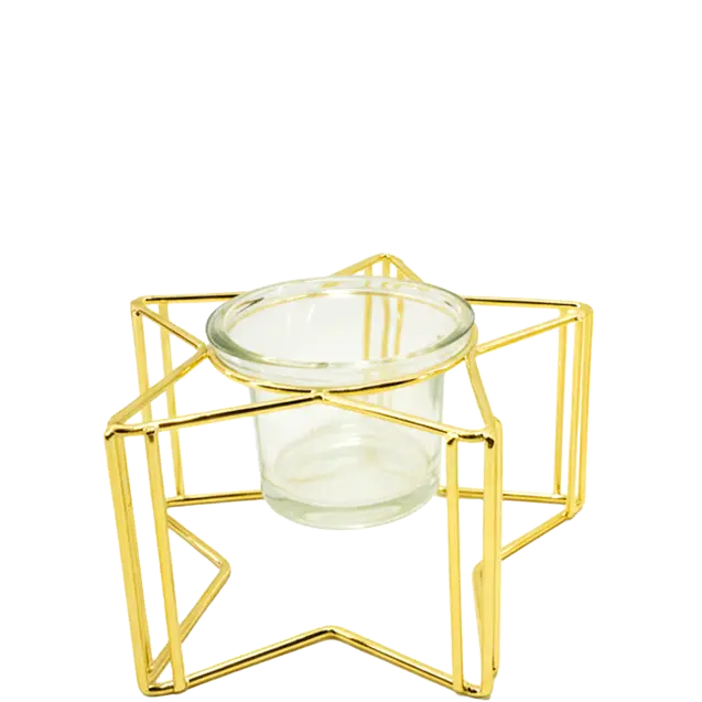 Green-Life glass votive holder designed for both tealight GF25CH721 and votive candles, ideal for gift sets and entry-level fragrance product lines.