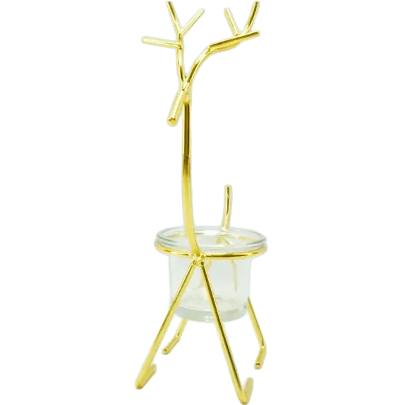 Green-Life glass votive holder designed for both tealight GF25CH725 and votive candles, ideal for gift sets and entry-level fragrance product lines.