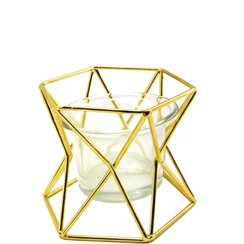 Green-Life glass votive holder designed for both tealight GF25CH727 and votive candles, ideal for gift sets and entry-level fragrance product lines.