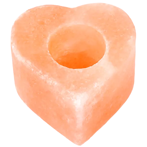 Green-Life Himalayan salt tealight holder GF25CH711 combining natural material and ambient glow, ideal for wellness-oriented candle collections.