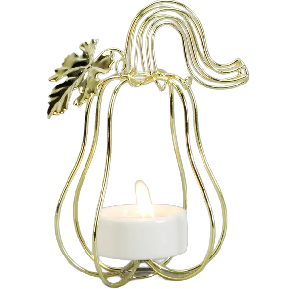 Green-Life metal tealight holder GF23B131-2C26 with seasonal themes, suitable for promotional campaigns and festive candle product development.
