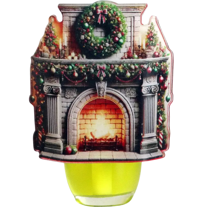 Green-Life plug-in air freshener GL25EP0941 featuring epoxy dome printed ornament panel, suitable for branded fragrance products and promotional scent programs.