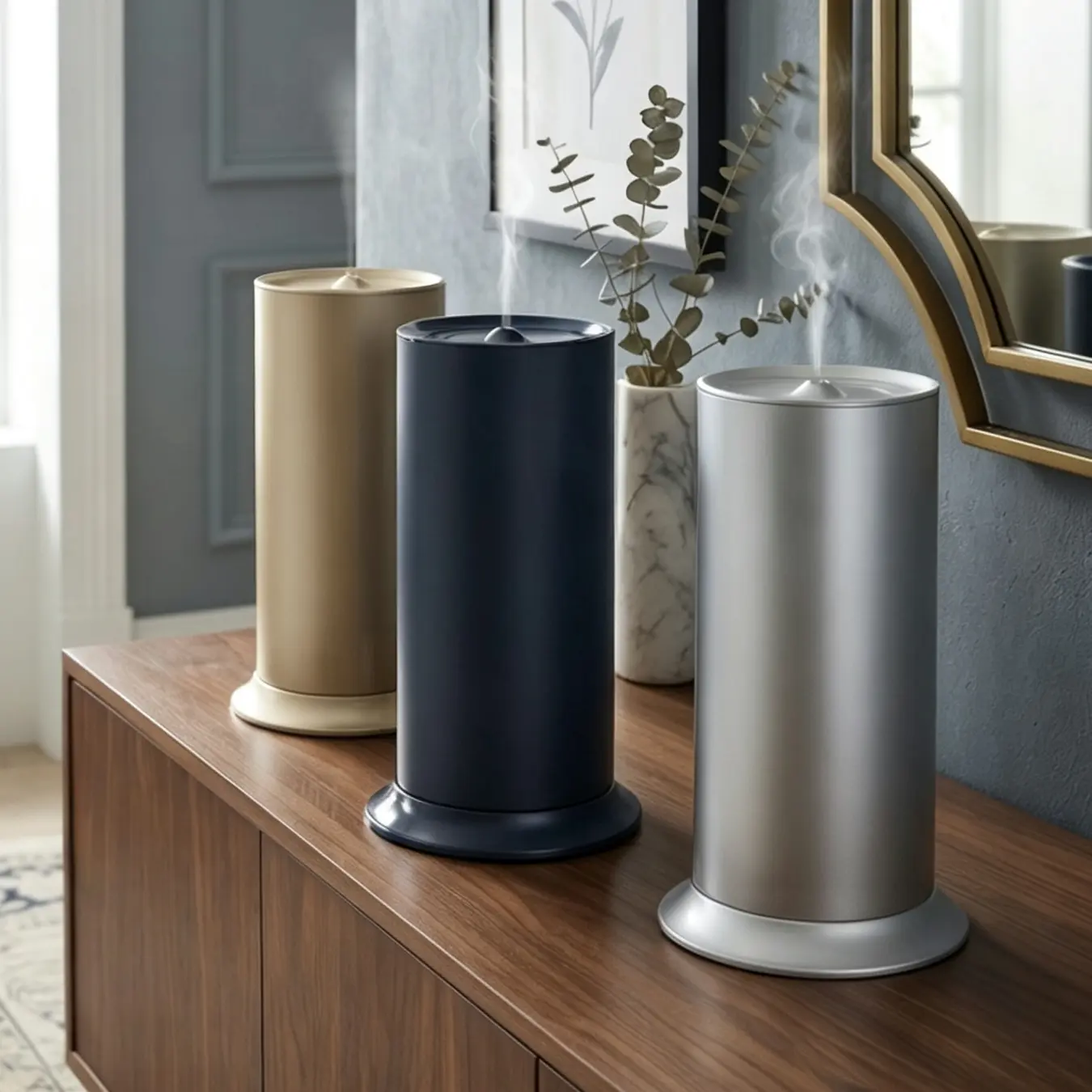 Green-Life Commercial Desktop Scent Diffuser GF23EW283E14 use advance cold air atomization technology designed for hotels, offices, spas, retail stores and other small to medium commercial spaces