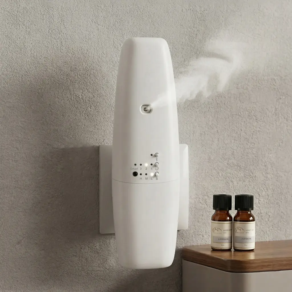 Green-Life Wall Mounted Commercial Diffuser GF26EW003CE14 provides a professional aroma solution for hotels, lobbies, offices, shopping malls and public spaces