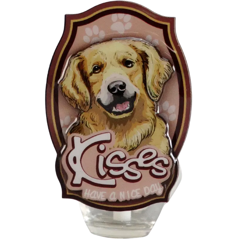 Green-Life pet themed plug-in air freshener GF24EP326 designed for animal themed fragrance collections and novelty retail scent programs.