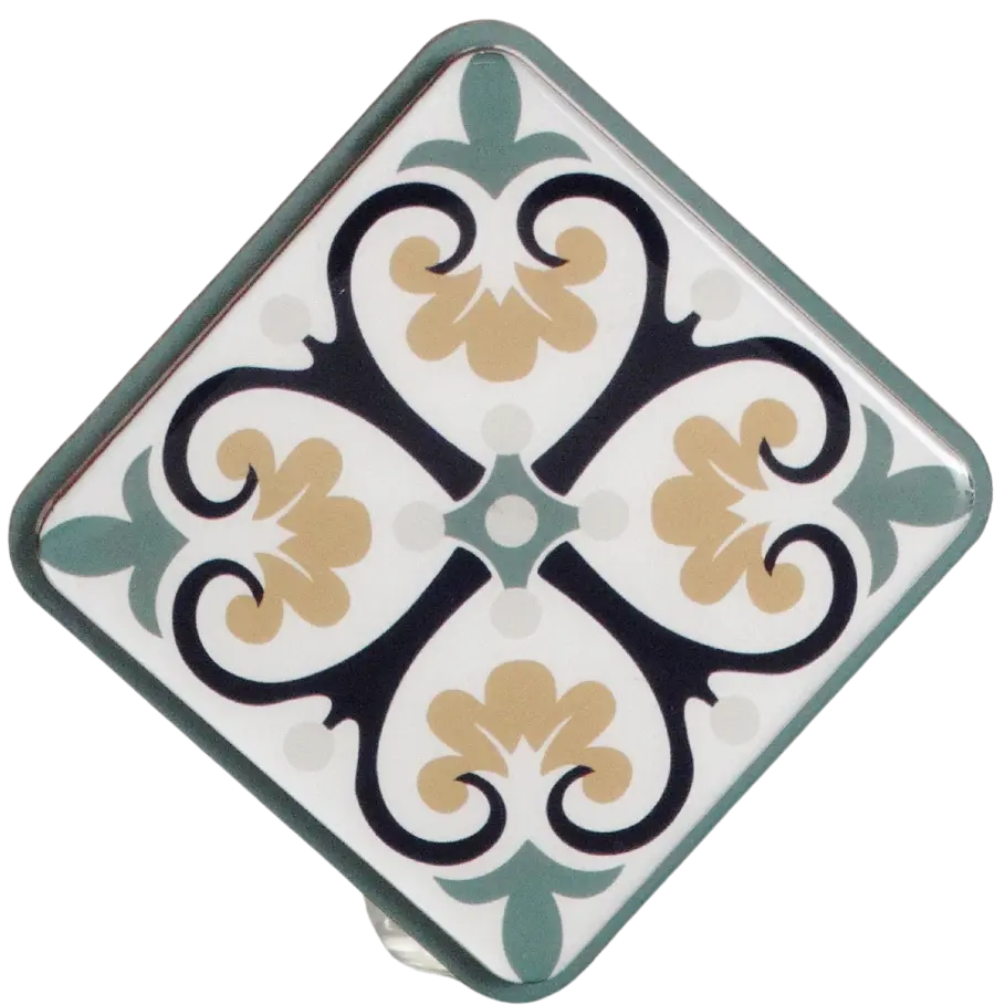 Green-Life MDF plug-in air freshener GL24EP371 with epoxy dome printed ornament panel designed for customized fragrance souvenirs and branded scent products.