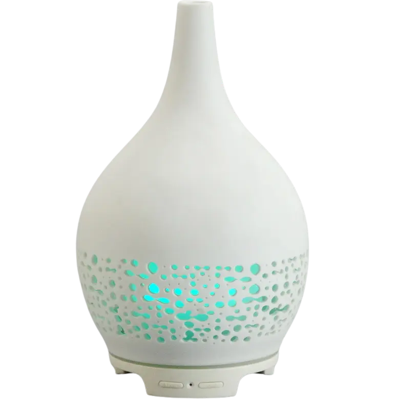 Green-Life ceramic ultrasonic diffuser GF23EA291 in Valentine themed styling, developed for seasonal fragrance gifts, promotional product programs, and themed retail launches.