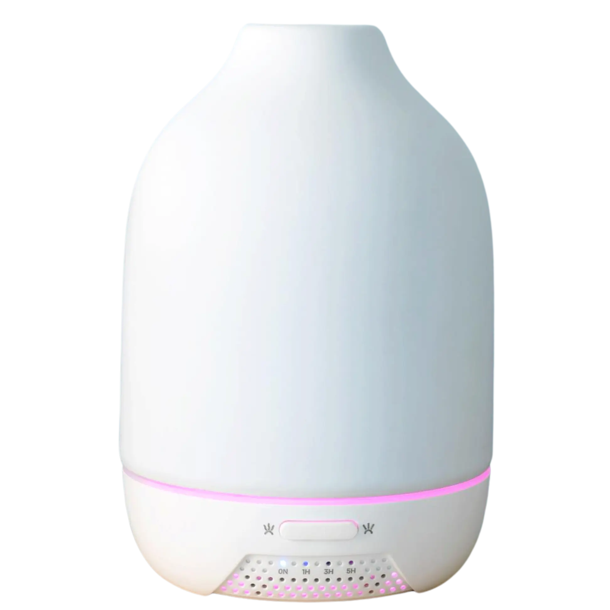Green-Life ceramic ultrasonic diffuser GF23EA659E11 with rubber painted finish, designed for brands that need soft matte surface effects in modern private label aroma diffuser lines.