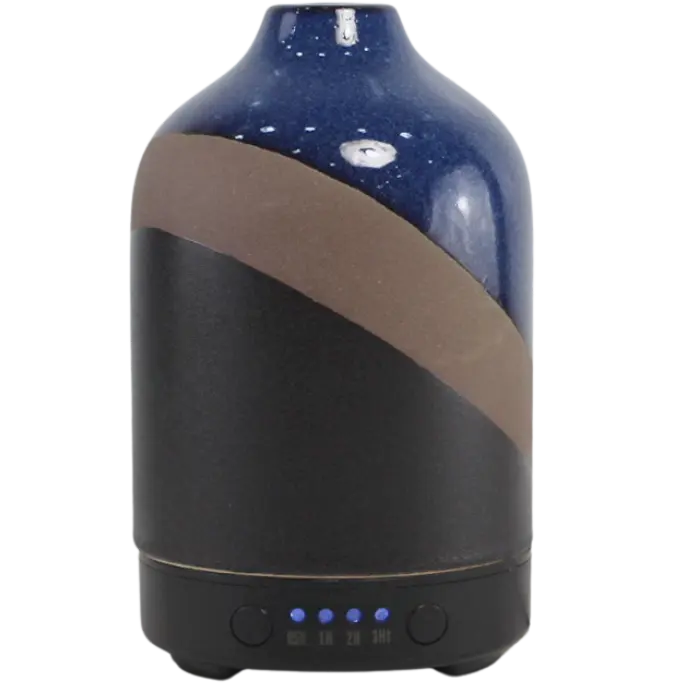 Green-Life ceramic ultrasonic diffuser GF24EA118C80 with artistic glaze texture, suitable for premium home fragrance collections, boutique retail programs, and design led diffuser sourcing.
