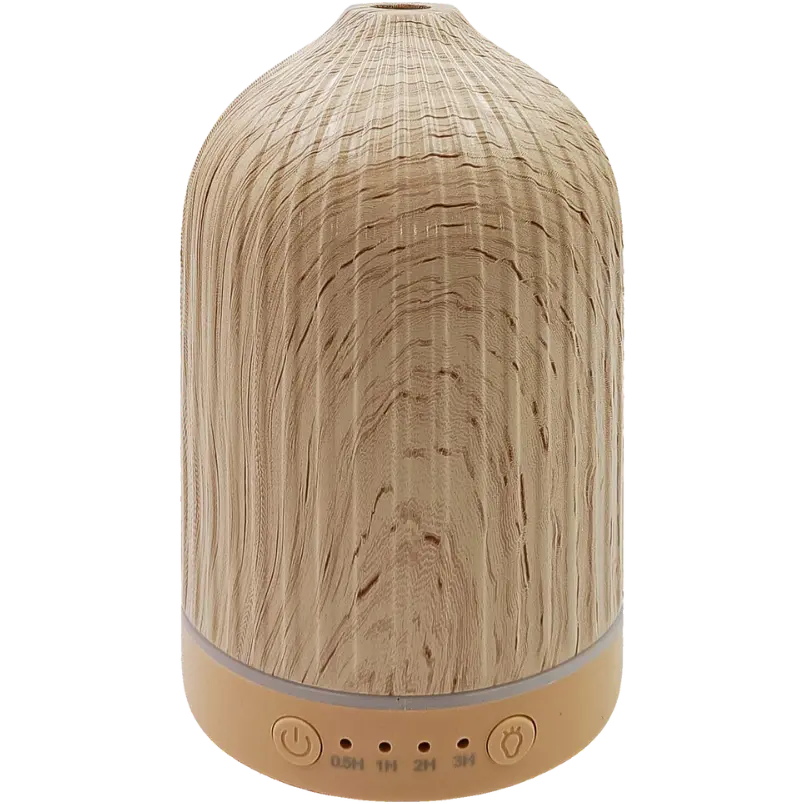 Green-Life ceramic ultrasonic diffuser GF24EA137C25 with water transfer printing finish, designed for buyers who need wood look styling, production flexibility, and scalable OEM diffuser programs.