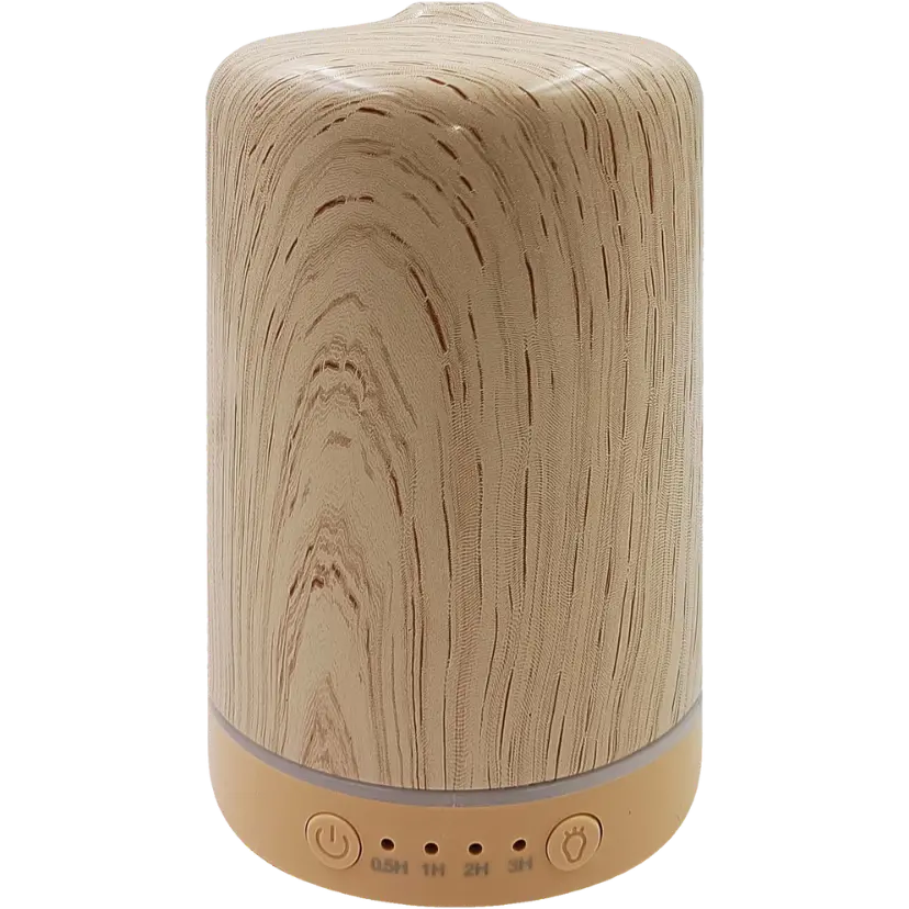 Green-Life ceramic ultrasonic diffuser GF24EA138C25 with water transfer printing finish, designed for buyers who need wood look styling, production flexibility, and scalable OEM diffuser programs.