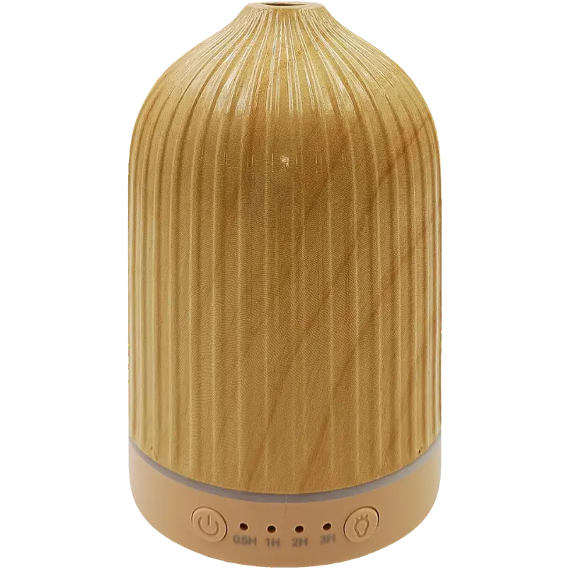 Green-Life ceramic ultrasonic diffuser GF24EA146C25 with water transfer printing finish, designed for buyers who need wood look styling, production flexibility, and scalable OEM diffuser programs.
