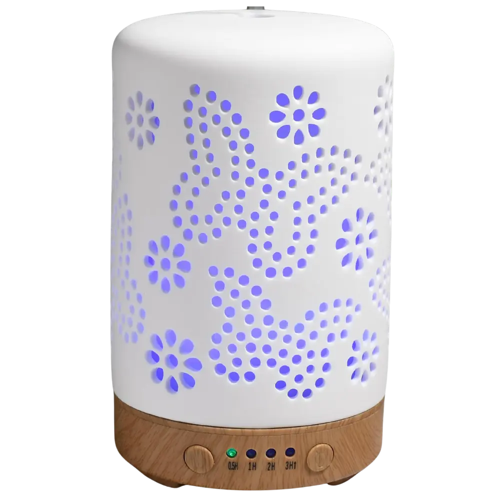 Green-Life ceramic ultrasonic diffuser GF24EA245E11 in Valentine themed styling, developed for seasonal fragrance gifts, promotional product programs, and themed retail launches.