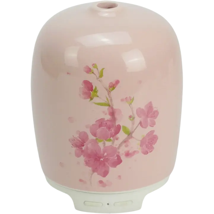 Green-Life ceramic ultrasonic diffuser GL24EA602C with nature inspired accents, developed for fragrance brands and importers seeking fresh botanical design directions in ultrasonic diffuser ranges.