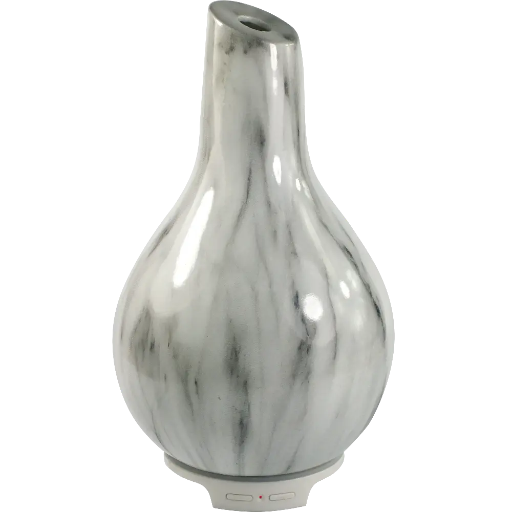 Green-Life ceramic ultrasonic diffuser GLC165350 with water transfer printing finish, designed for buyers who need wood look styling, production flexibility, and scalable OEM diffuser programs.