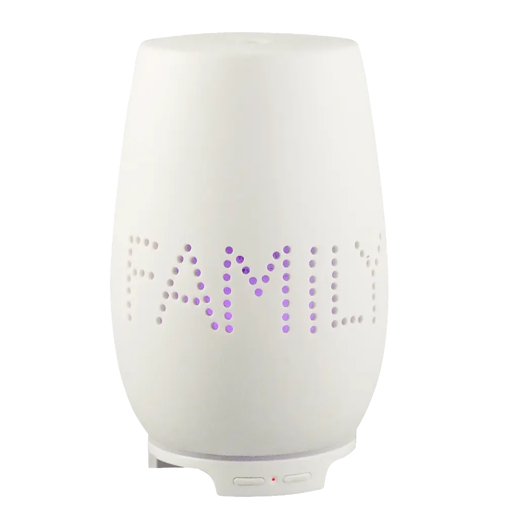 Green-Life ceramic ultrasonic diffuser GLE176107M in Valentine themed styling, developed for seasonal fragrance gifts, promotional product programs, and themed retail launches.