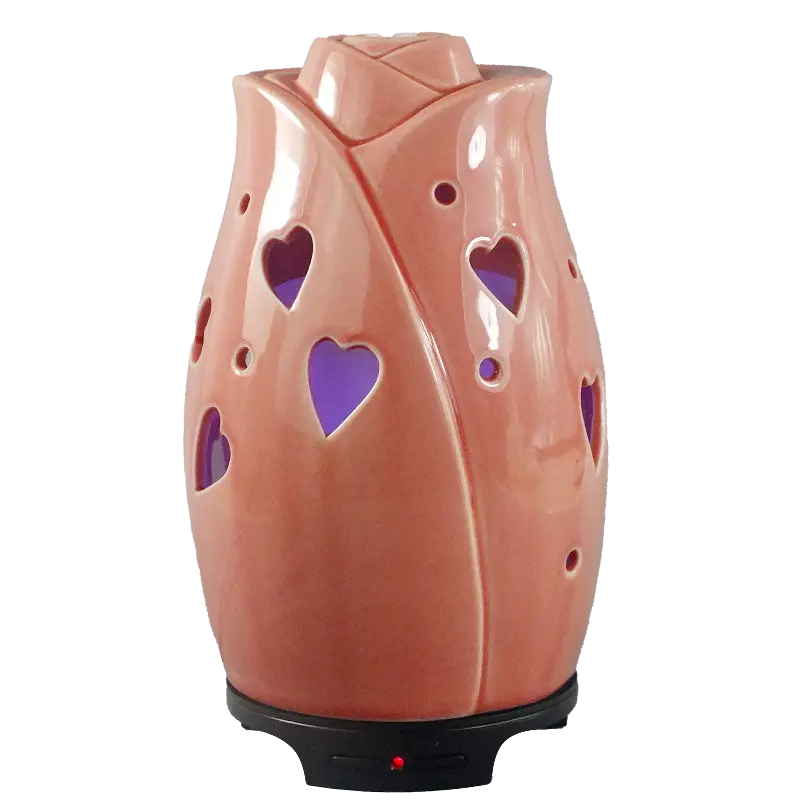 Green-Life ceramic ultrasonic diffuser GLE176118M in Valentine themed styling, developed for seasonal fragrance gifts, promotional product programs, and themed retail launches.