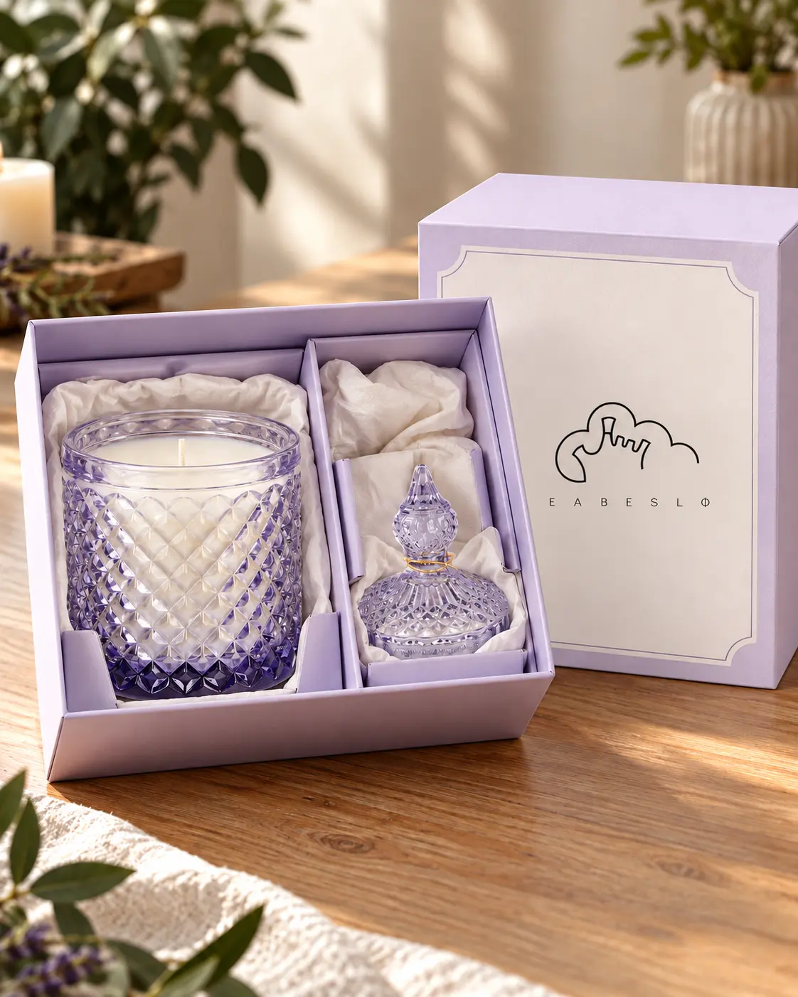 Evaluate separate protection for textured glass candle jars and fragile lids during packaging development
