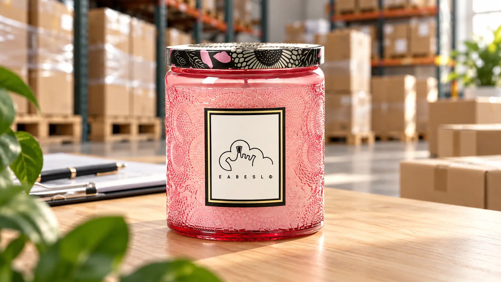 Plan branded glass candle jar packaging around warehouse handling and onward retail distribution