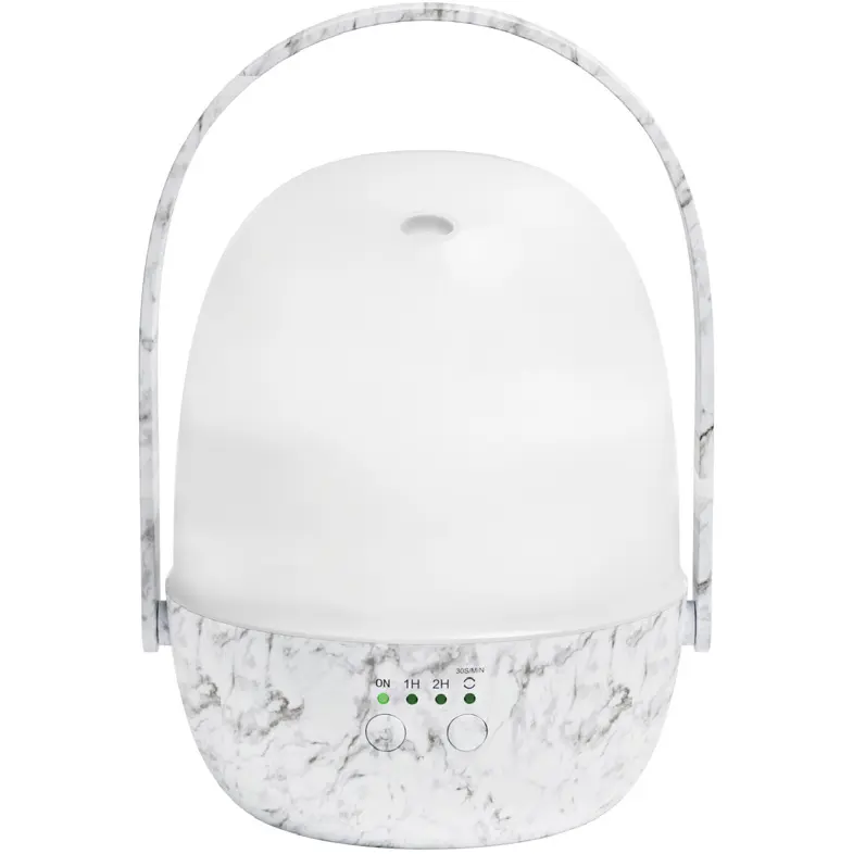Green-Life plastic ultrasonic diffuser GF25EA18073E43 with lantern shape design, creating warm ambient lighting while delivering ultrasonic aroma diffusion for decorative home fragrance products.