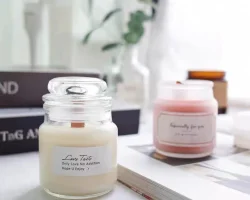 Green-Life glass candle jar GF25CJ021 with simple modern style, supporting versatile fragrance applications and customizable labeling for private label programs.